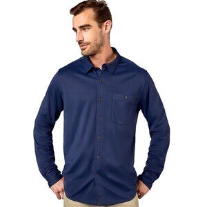 RHONE Men’s Clothing Hardy Flannel along-Sleeve Woven Shirt